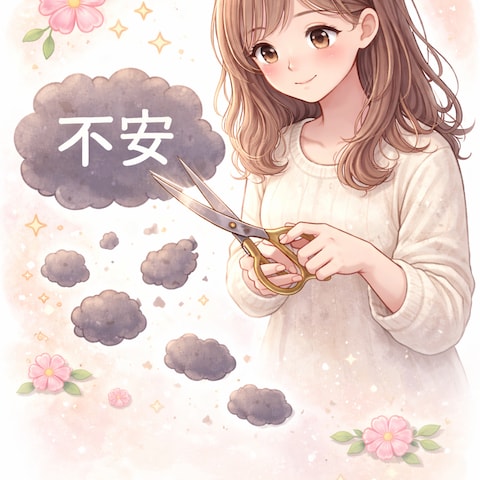 不安をチョキチョキ