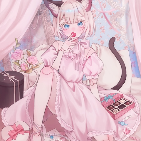 オリジナルキャラクターイラスト(男の娘)