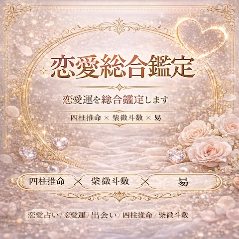 恋愛運を総合鑑定します