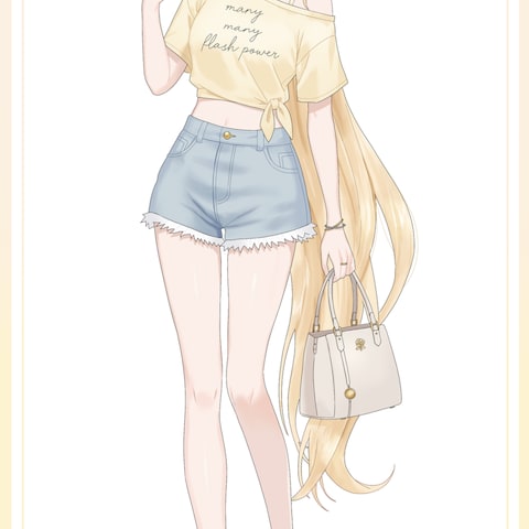 【実績11】　私服立ち絵イラスト
