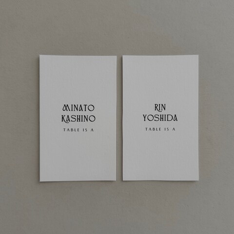 escort card