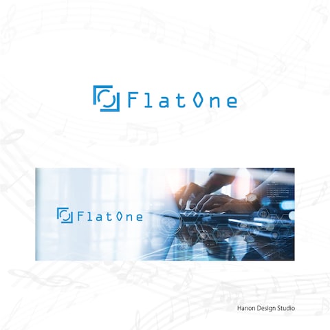 FlatOne様　ロゴデザイン