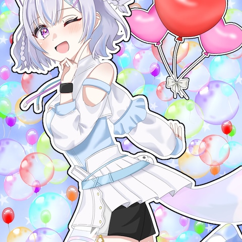 IRIAM公式キャラ　ミリアのFA