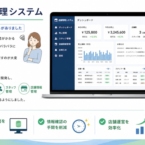 店舗管理システム開発