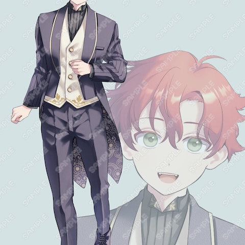 TRPG用 全身立ち絵｜男性キャラクター