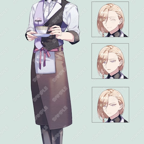 TRPG用 全身立ち絵｜男性キャラクター