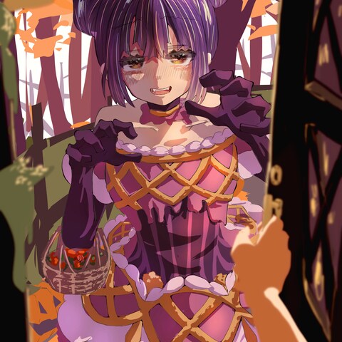 推しキャラのハロウインイラスト