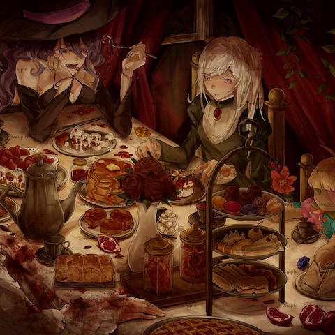オリジナルキャラクターイラストサンプル