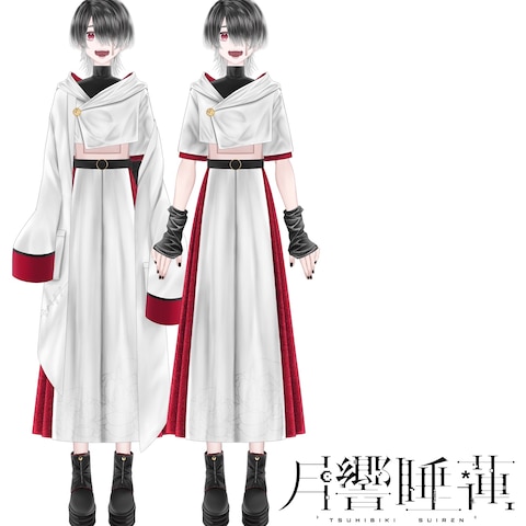 【キャラクターデザイン】月響睡蓮デザイン