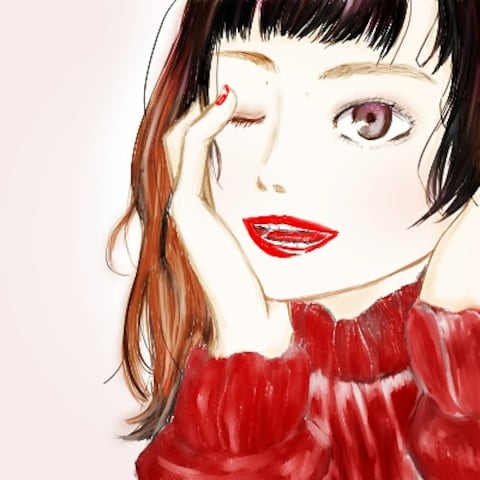 大人っぽいオシャレな女性。