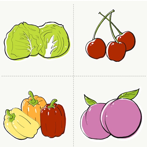 野菜・果物のイラスト