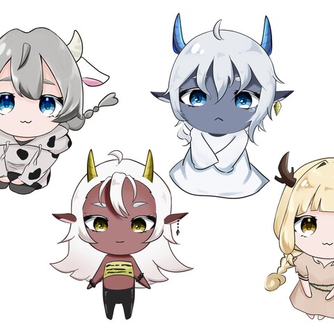 デフォルメ　絵柄B サンプル