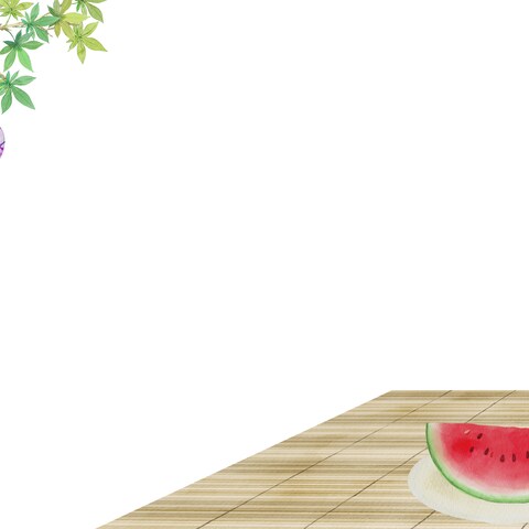 真夏の縁側の風景