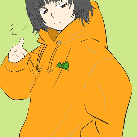 大きなパーカー