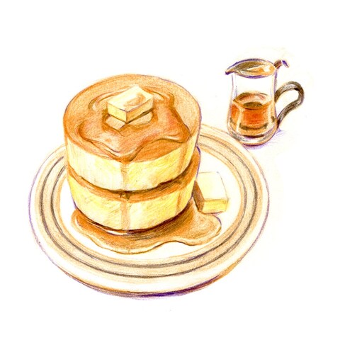 鎌倉「イワタコーヒー 」さん・ホットケーキ
