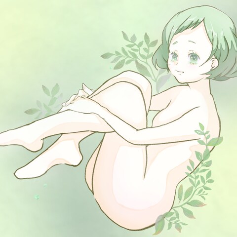 植物風の女の子