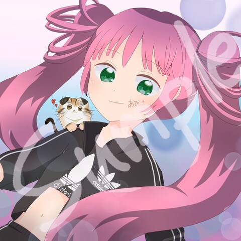 SNSのアイコン作成依頼品