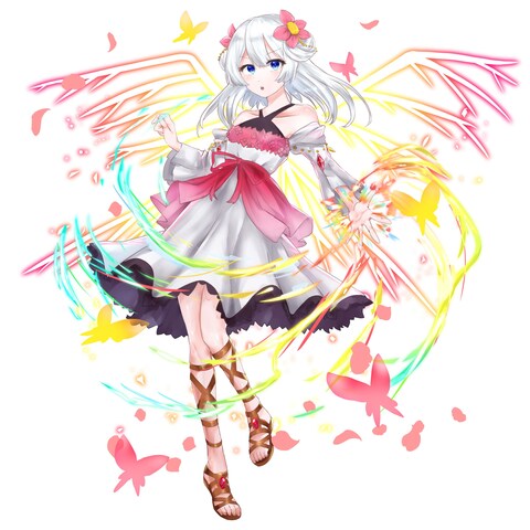 ソシャゲ風イラスト　制作時間:5時間(差分作り+3時間)