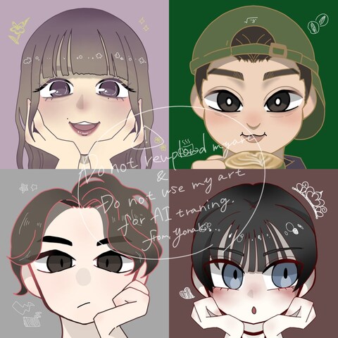 SNSアイコンイラスト
