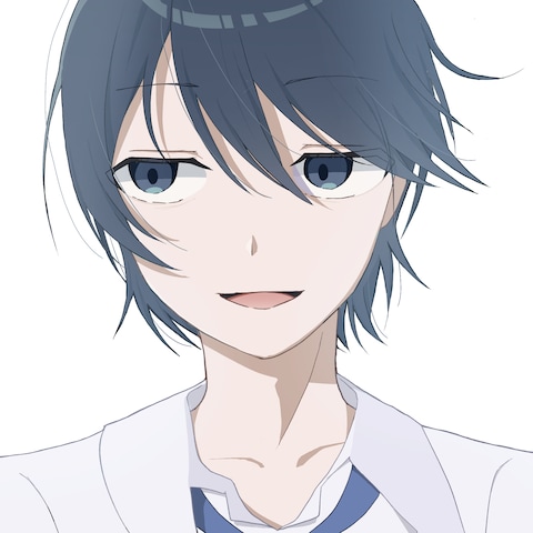 個人制作　男性肩上イラスト