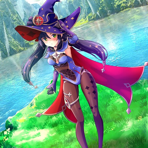 二次創作　原神　モナ