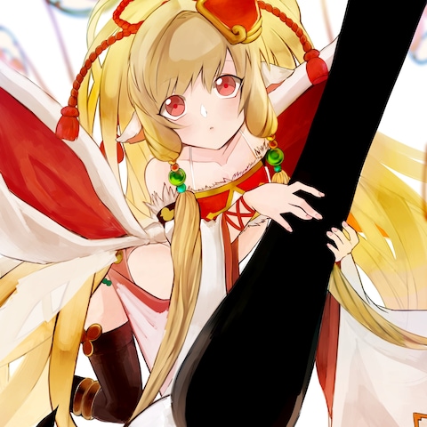 グラブル・マキラ年賀状用イラスト