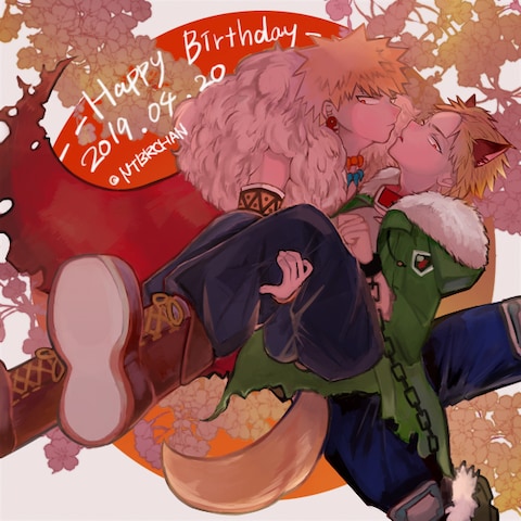 爆豪勝己誕生日イラスト