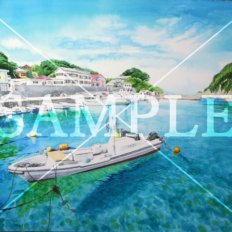 高知県柏島の風景画
