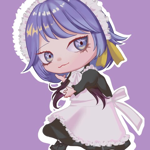 自身のオリジナルキャラクターのミニキャラ作成