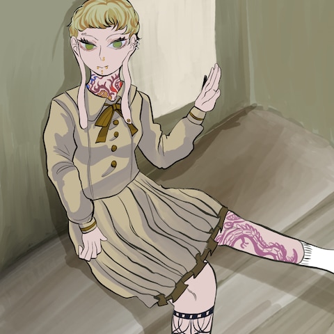 耳たぶ女子