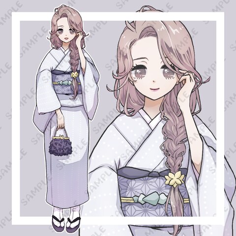 女性立ち絵