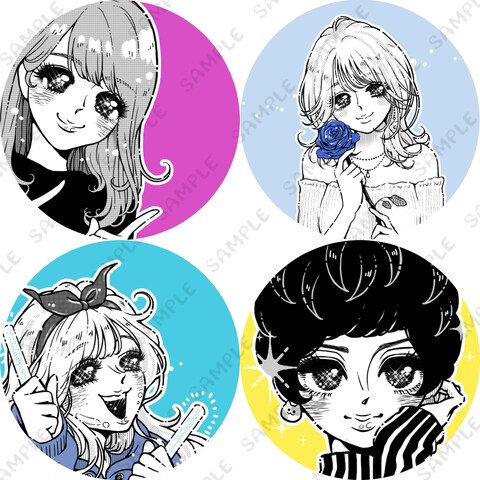 往年の少女漫画風アイコン