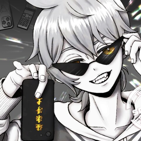 オリジナルボカロ楽曲「階ダンス」イラスト