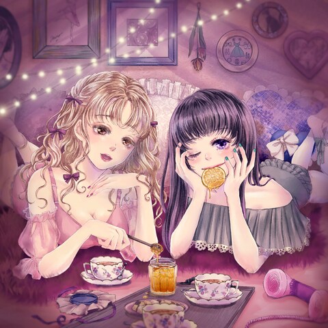 創作イラスト『秘密の相談室』