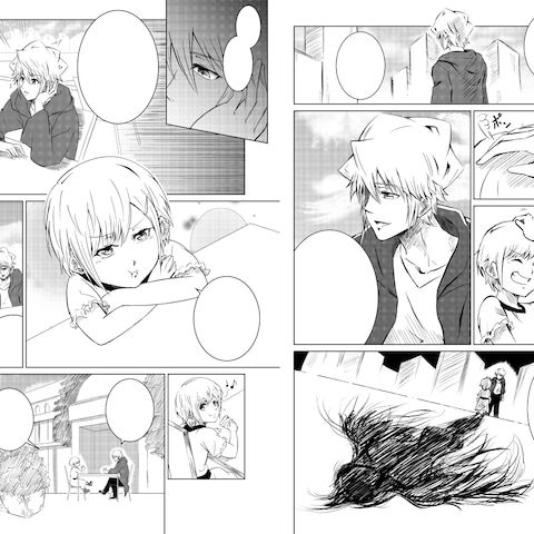 漫画作画例01：絶賛出品中！