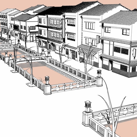 街並み - 温泉街