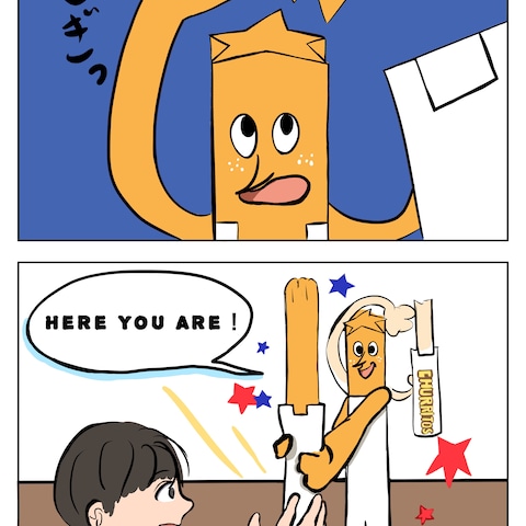 チュロスモチーフキャラクター