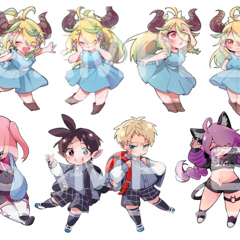 デフォルメキャラクターのご依頼