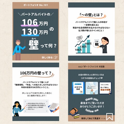 Instagram投稿作成/金融