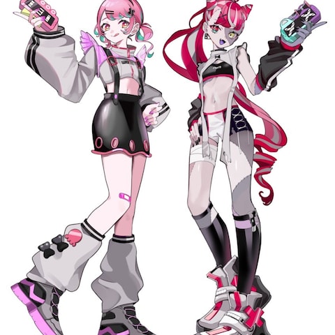 がんばるぅ子様&クレイジー・オリー様歌ってみたイラスト