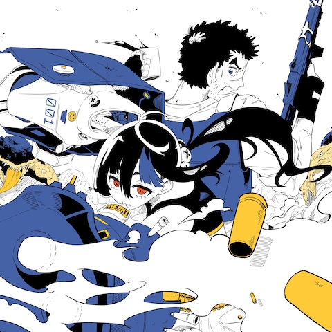 【メカ少女 × クリーチャー】緊張感ある戦闘イラスト