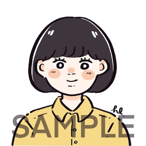 ゆるくてかわいいポップなアイコン作成いたします