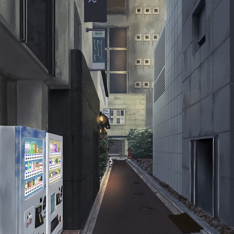 青山の路地裏