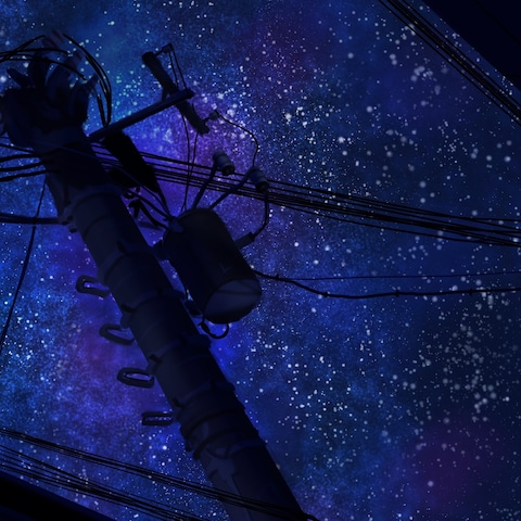 【背景】夜空