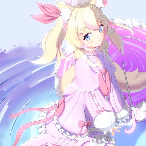 VRChat の3Dモデルイメージイラスト