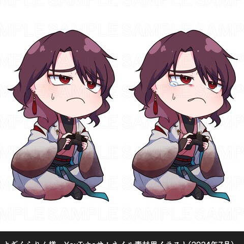 宵桜燐様　YouTube配信サムネイル用イラスト制作