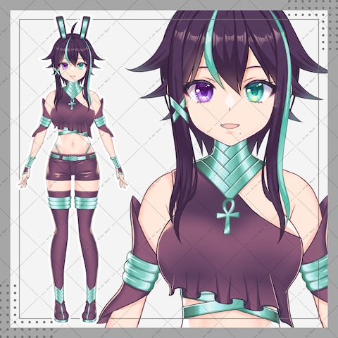 VTuber立ち絵イラスト
