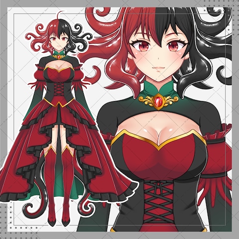 VTuber立ち絵イラスト