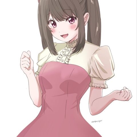 【趣味】アニメ塗り　可愛い女の子