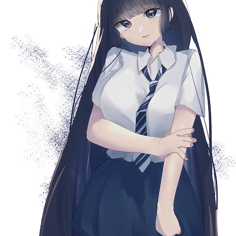 黒髪ロング少女